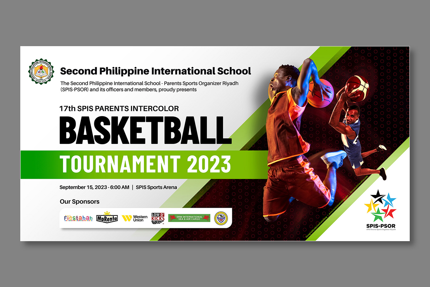 SPIS Basketball Tarpaulin